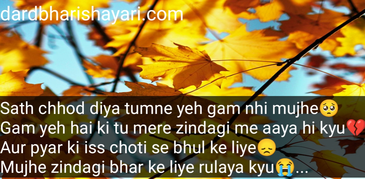 pyar me dhoka shayari in hindi