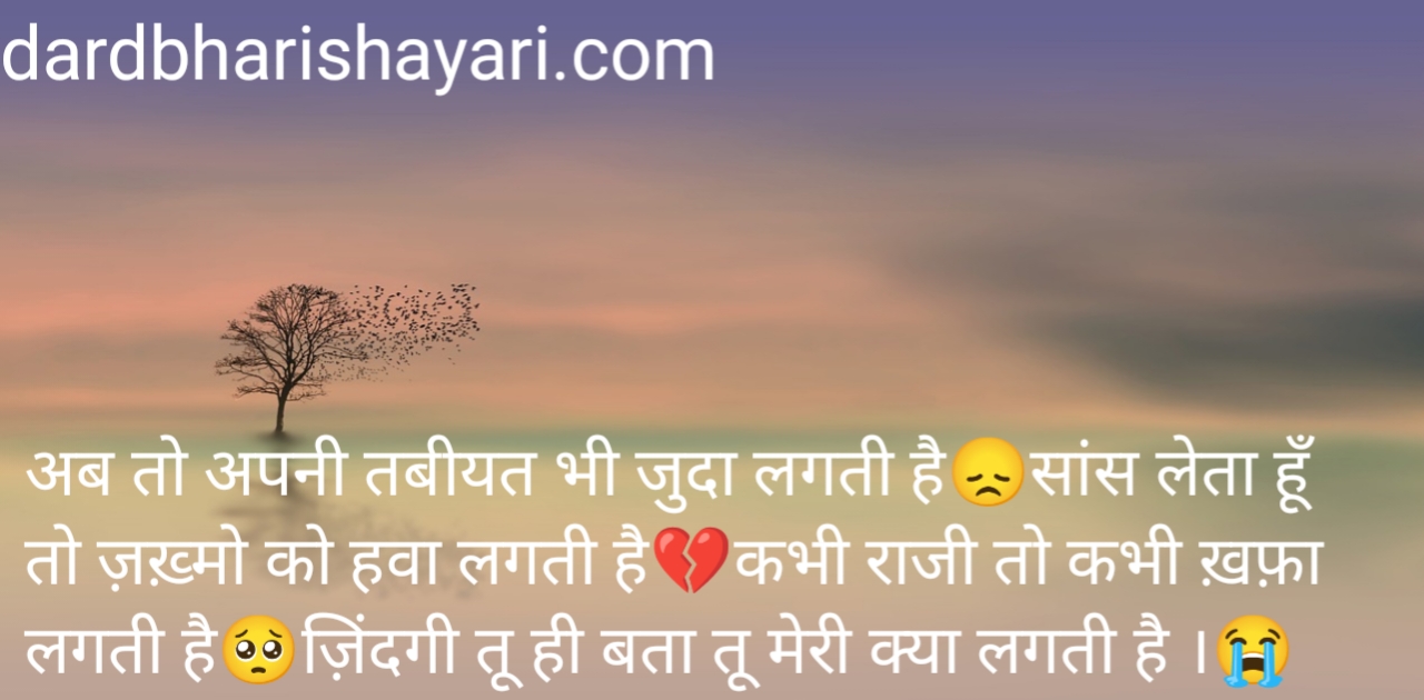 Heart broken shayari in hindi for girlfriend english